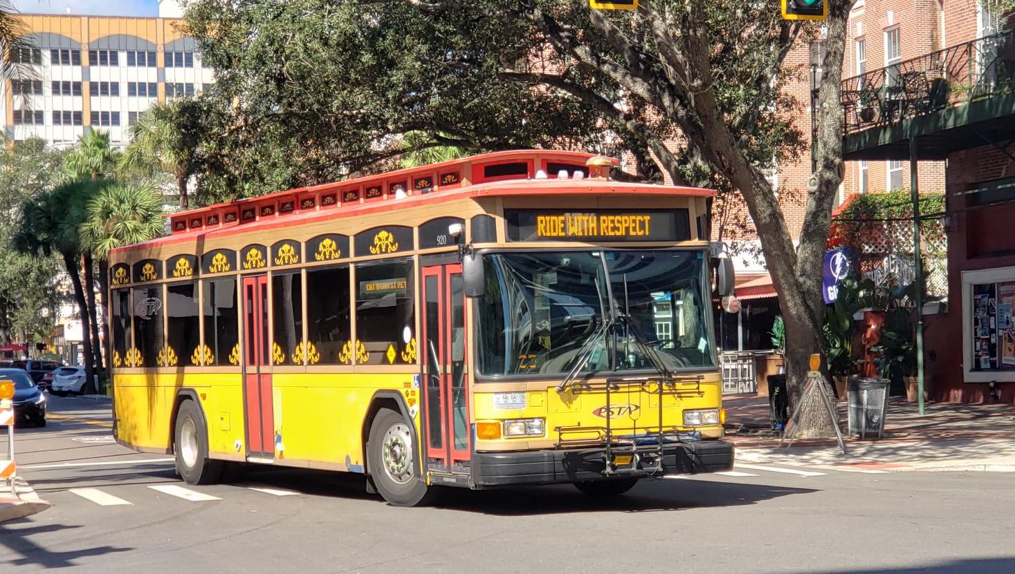 Public Transit: Central Avenue Trolley in Downtown St. Petersburg